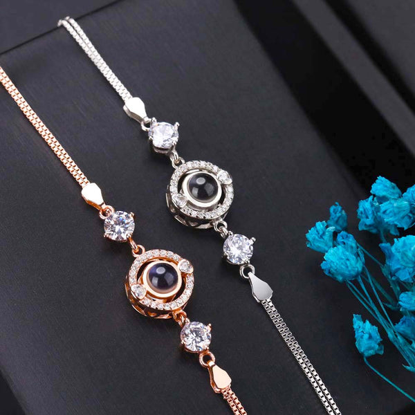 Pulsera Proyección con Foto Dentro - Circulo Clasico