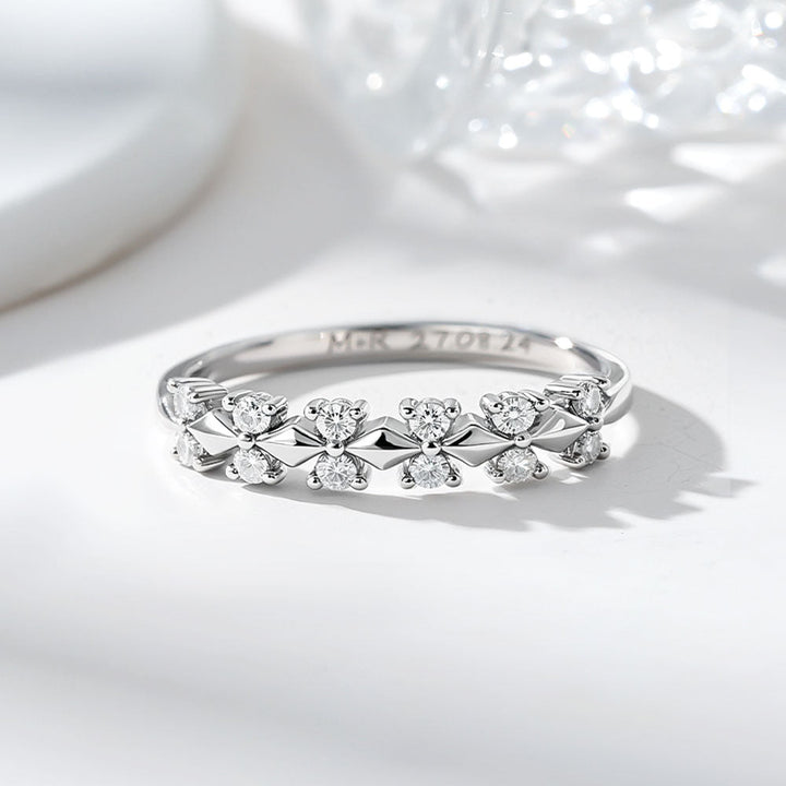 Silber 925 Zirkone Inlay Paar Silber Ring Eheringe mit Gravur für Damen Herren in Ringgröße 44~75 - Remisia