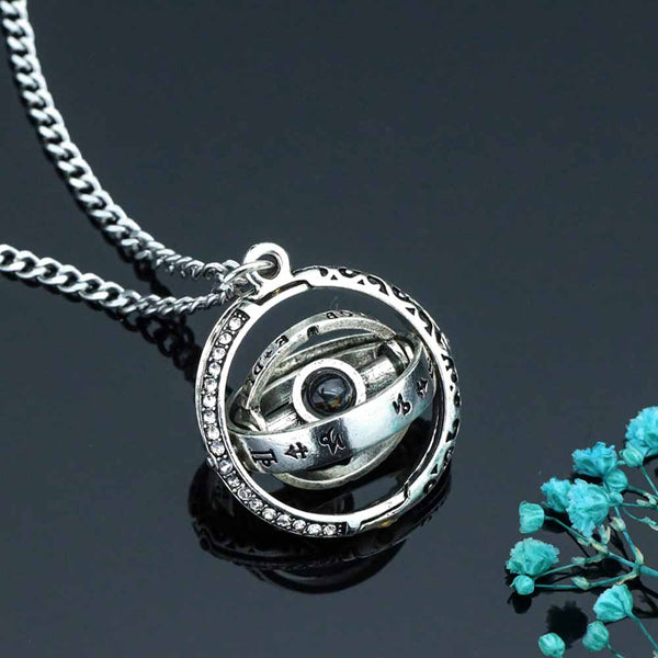Collar Proyección Foto Personalizado - Bola Astronómica