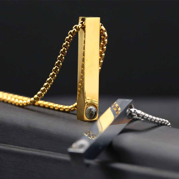 Collar de Barra con Proyección Foto Personalizado