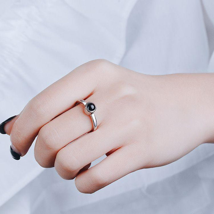 Anillo Proyección Foto Personalizada de Números Romanos - Remigifts
