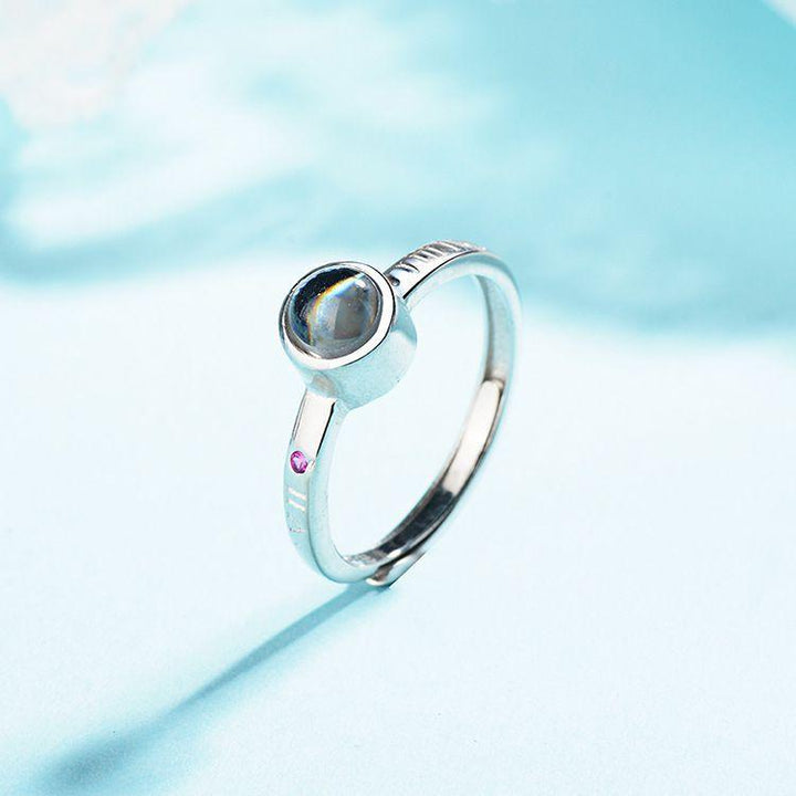 Anillo Proyección Foto Personalizada de Números Romanos - Remigifts