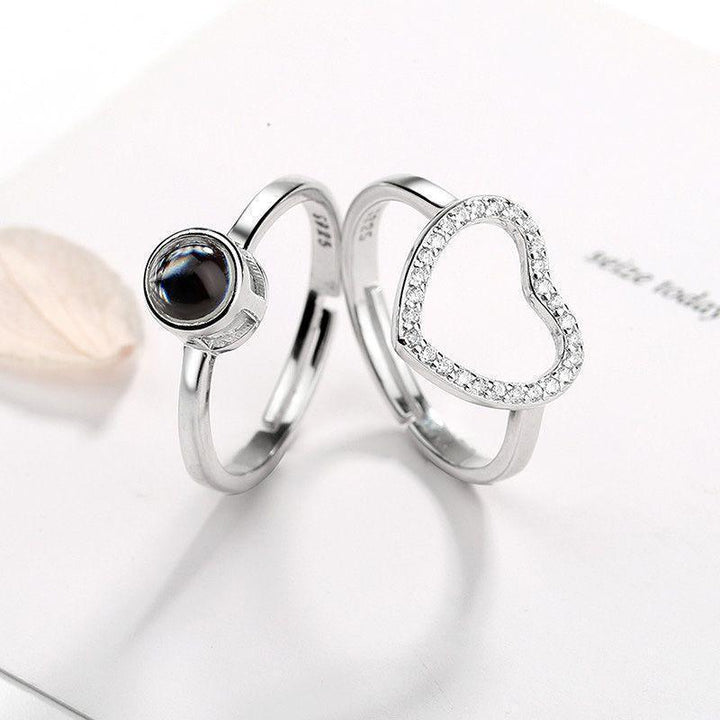 Anillo Proyeccion Foto Personalizada - Corazón en Corazón - Remigifts