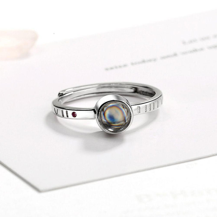 Anillo Proyección Foto Personalizada de Números Romanos - Remigifts