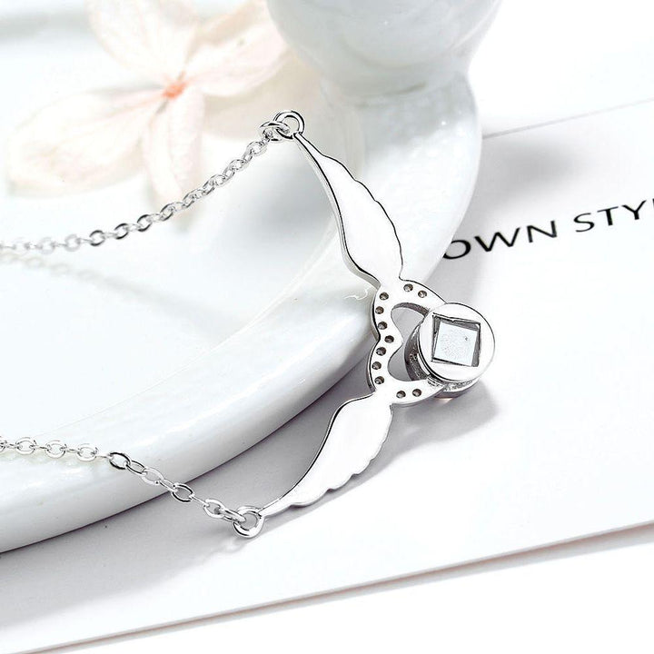 Collar Proyección Foto Personalizado - Alas del Corazón - Remigifts