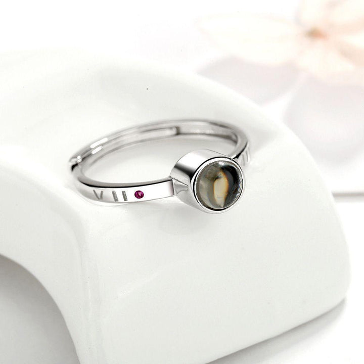 Anillo Proyección Foto Personalizada de Números Romanos - Remigifts