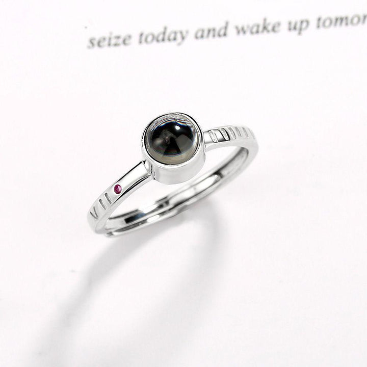 Anillo Proyección Foto Personalizada de Números Romanos - Remigifts