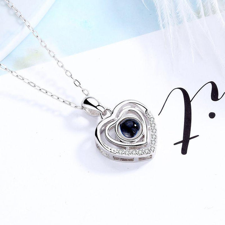 Collar Proyección Foto Personalizado - Corazón en Corazón - Remigifts