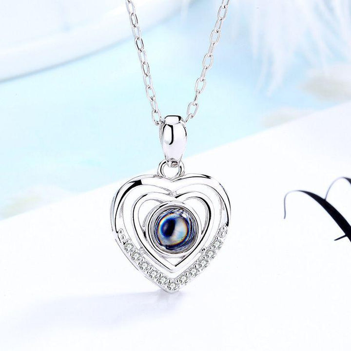 Collar Proyección Foto Personalizado - Corazón en Corazón - Remigifts