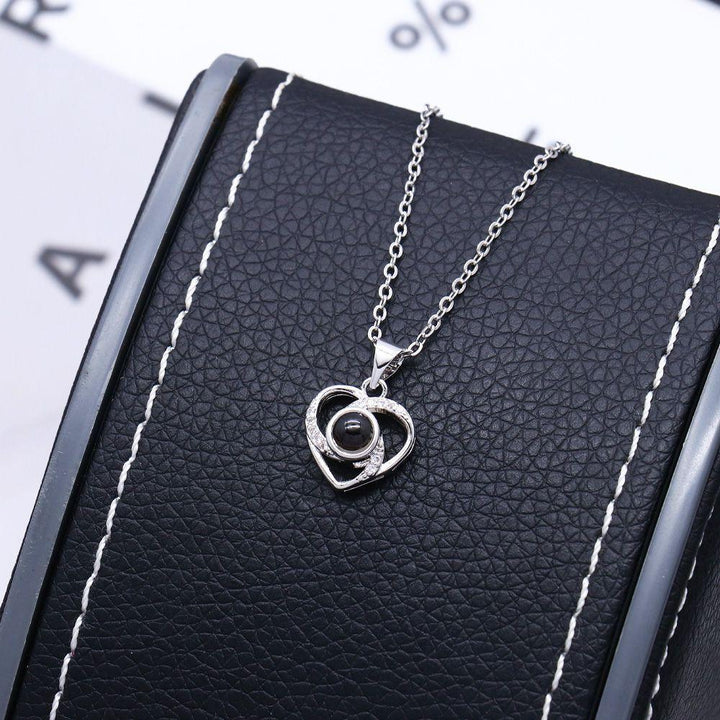 Collar Corazón Giratorio con Foto Proyección Personalizada - Remigifts