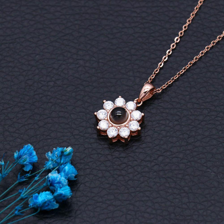 Collar Girasol con Foto Proyección Personalizado - Remigifts