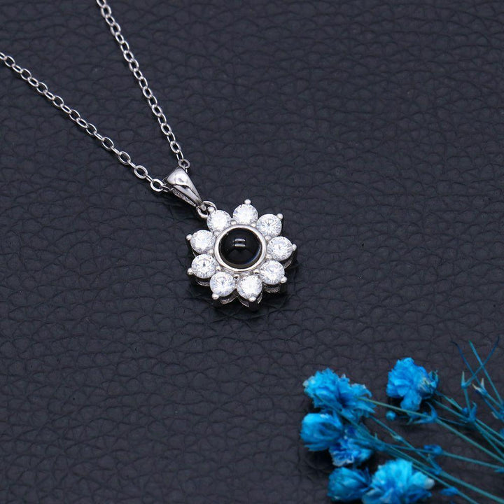 Collar Girasol con Foto Proyección Personalizado - Remigifts