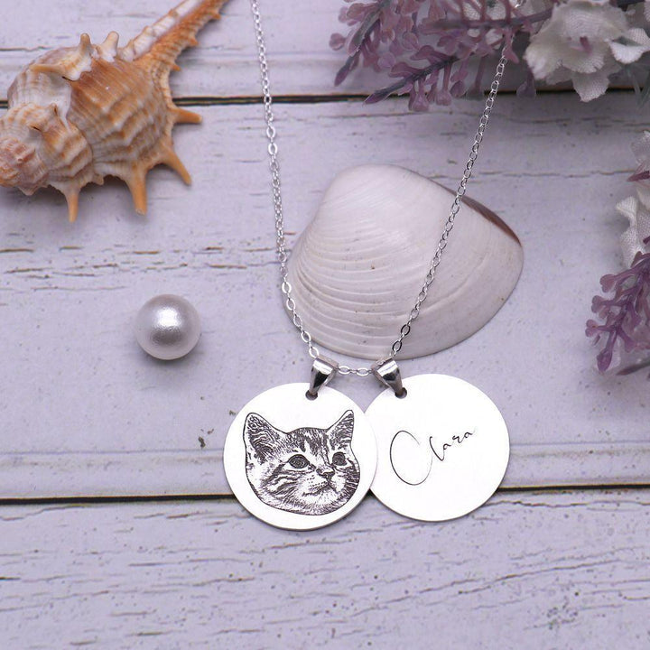 Collar Moneda de Foto Retrato Mascota Personalizada - Remigifts