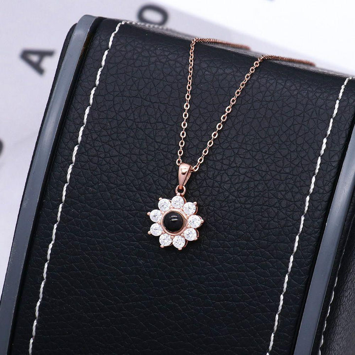 Collar Girasol con Foto Proyección Personalizado - Remigifts