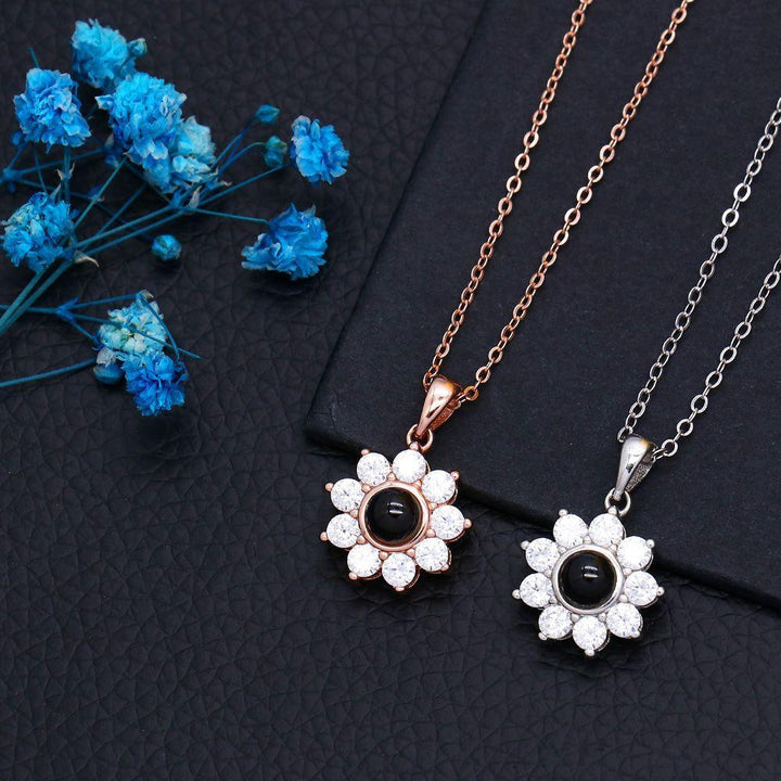 Collar Girasol con Foto Proyección Personalizado - Remigifts
