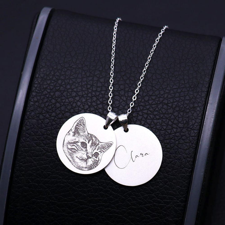 Collar Moneda de Foto Retrato Mascota Personalizada - Remigifts