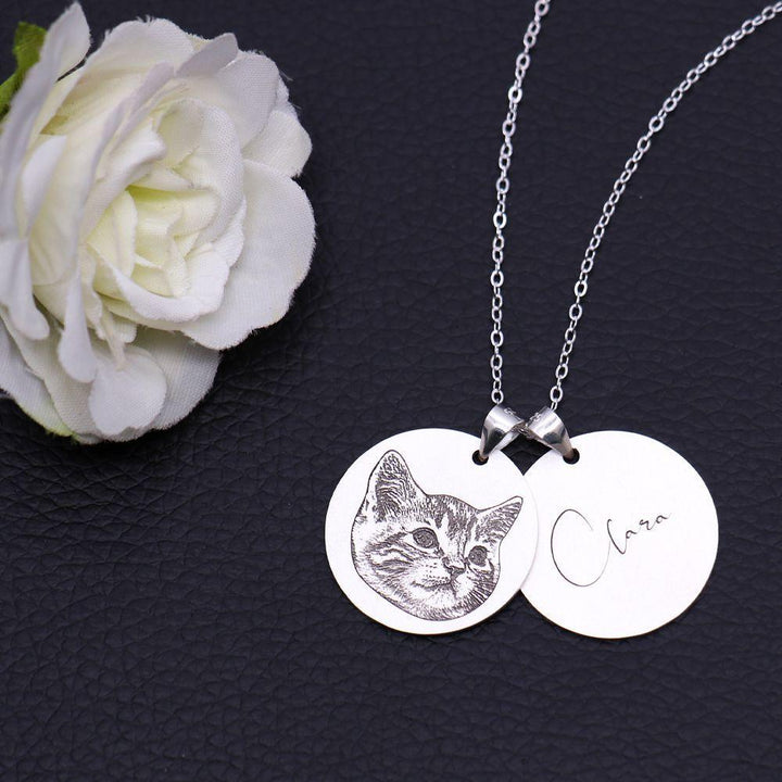 Collar Moneda de Foto Retrato Mascota Personalizada - Remigifts