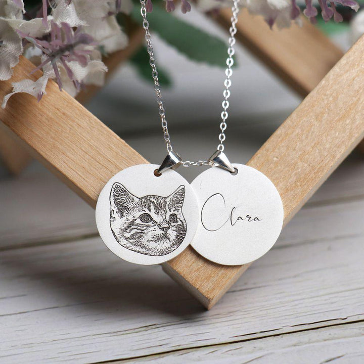 Collar Moneda de Foto Retrato Mascota Personalizada - Remigifts