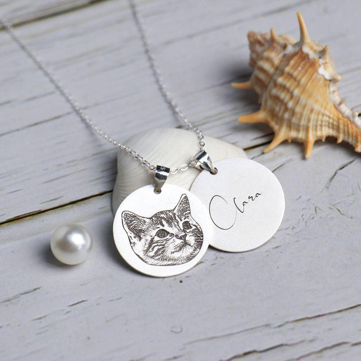 Collar Moneda de Foto Retrato Mascota Personalizada - Remigifts