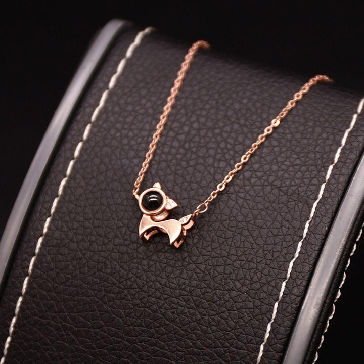 Personalisierte Foto Projektion Tier Haustier Kette - Remigifts