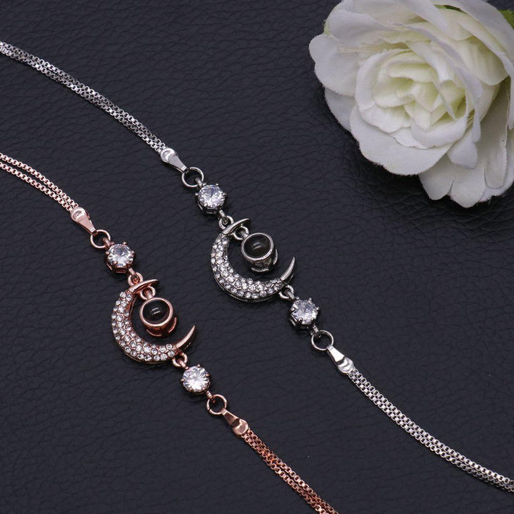 Pulsera Luna Proyección Foto Personalizada - Remigifts