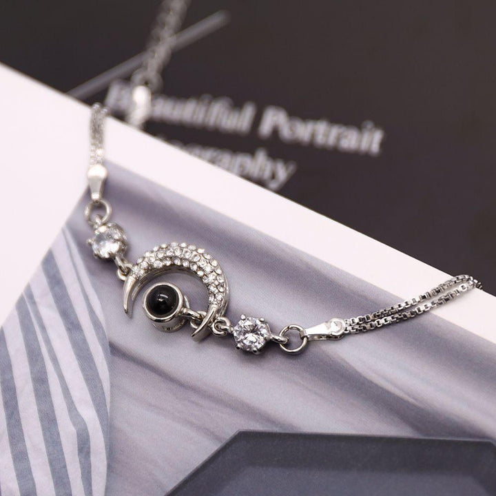 Pulsera Luna Proyección Foto Personalizada - Remigifts