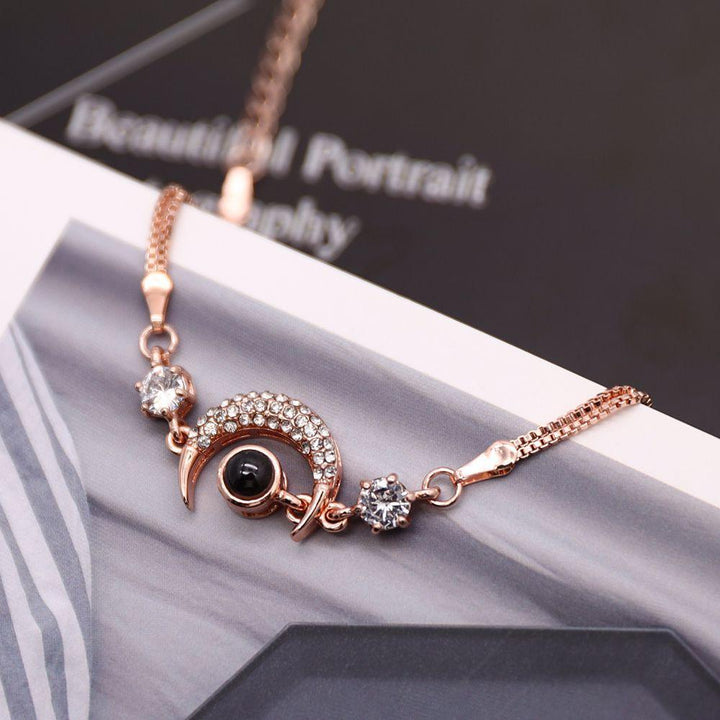 Pulsera Luna Proyección Foto Personalizada - Remigifts