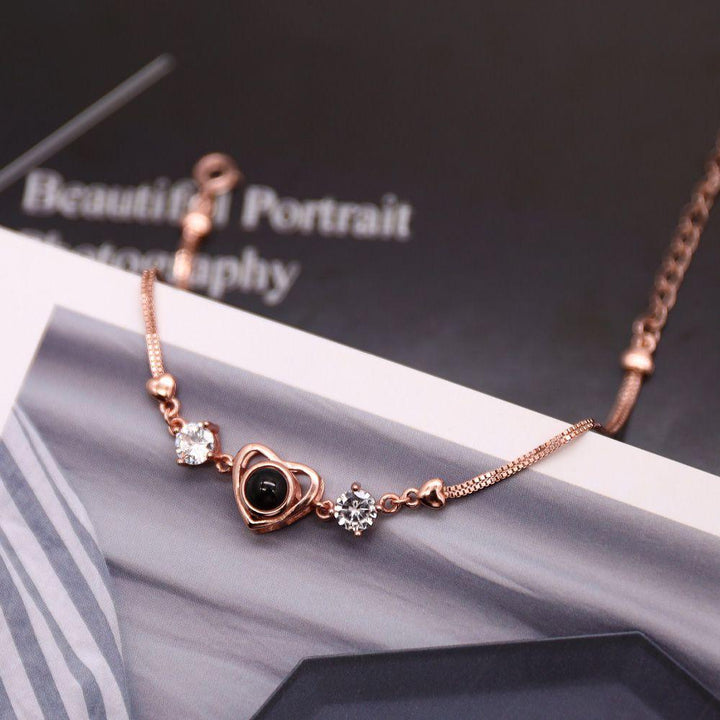 Pulsera Proyección Foto Personalizada - Corazón Clásico - Remigifts