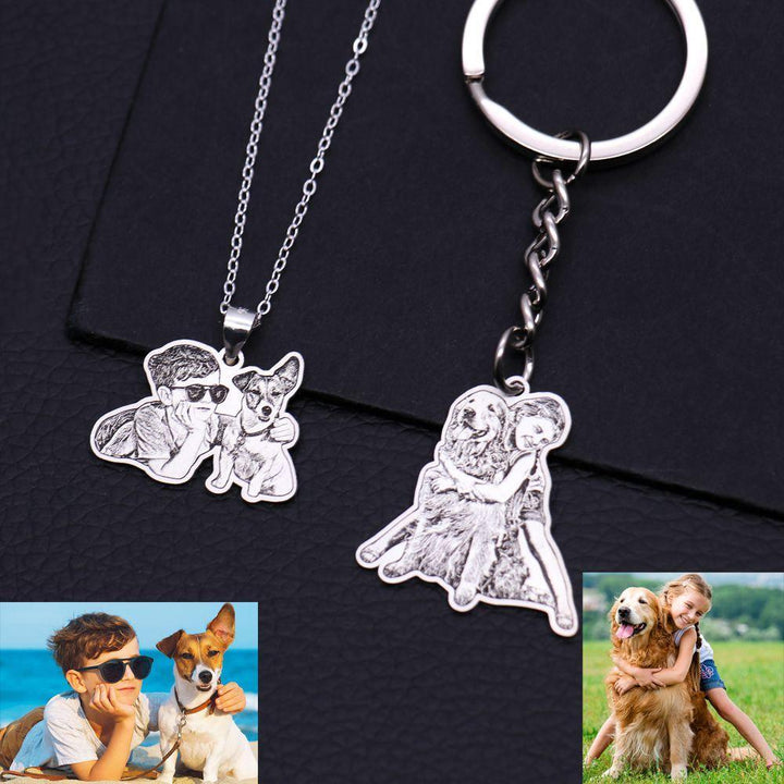 Collar/Llavero Foto de Mascota Perro Personalizado - Remigifts
