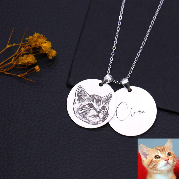 Collar Moneda de Foto Retrato Mascota Personalizada - Remigifts