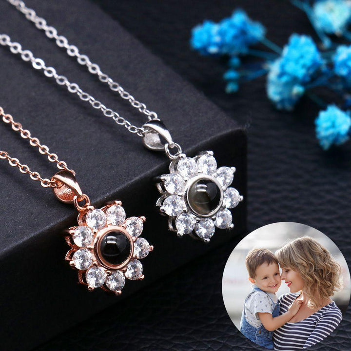 Collar Girasol con Foto Proyección Personalizado - Remigifts