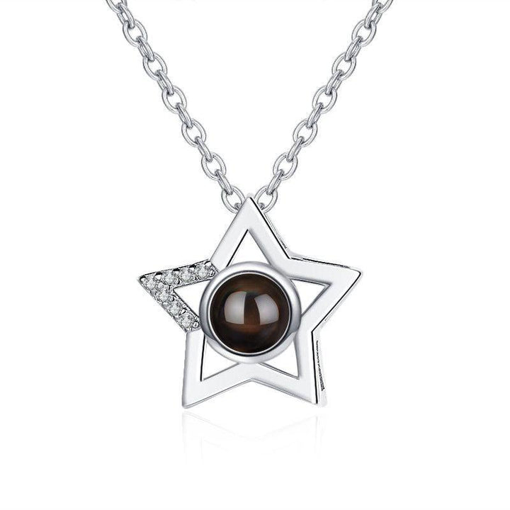 Collar Proyección Foto Personalizado - Estrella Pentagrama - Remigifts